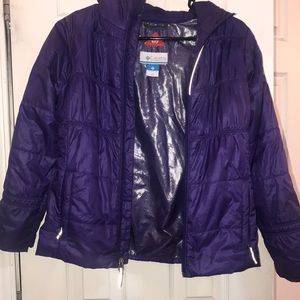 Purple Columbia kids Jacket - size10/12